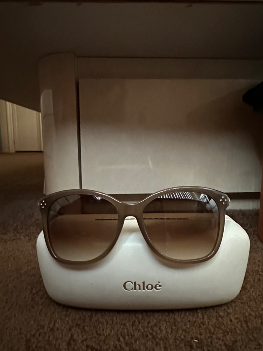 Chloe Women's Brown Sunglasses